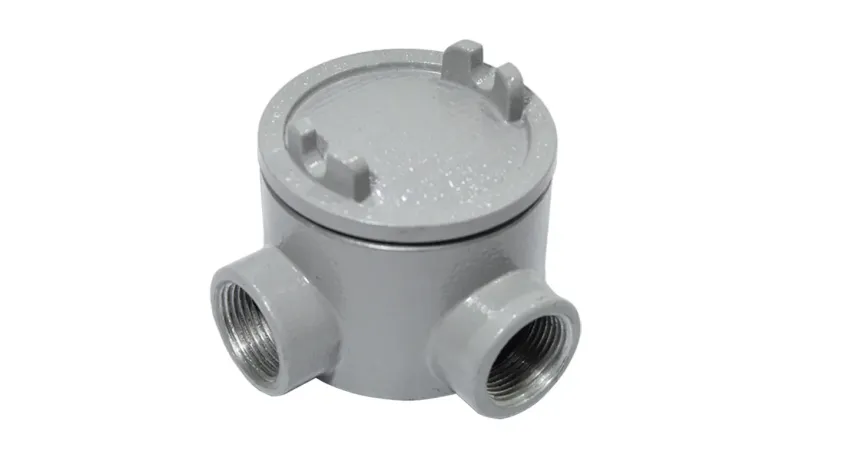 CAJA REDONDA TIPO GUAL AL. 2" COVER Ø5'' NEMA 7, CL1 DIV1&2, UL