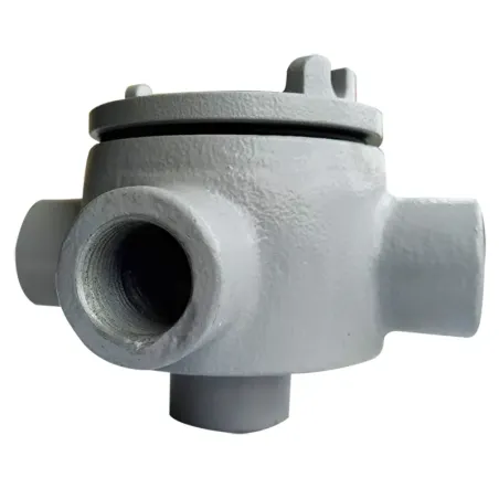 CAJA REDONDA TIPO GUAW AL. 1/2" COVER Ø3'' NEMA 7, CL1 DIV1&2