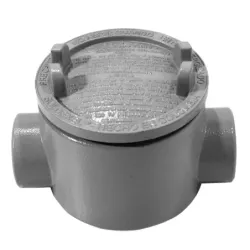 CAJA REDONDA TIPO GUAC HIERRO. 1" COVER Ø3'' NEMA 7, CL1 DIV1&2, UL