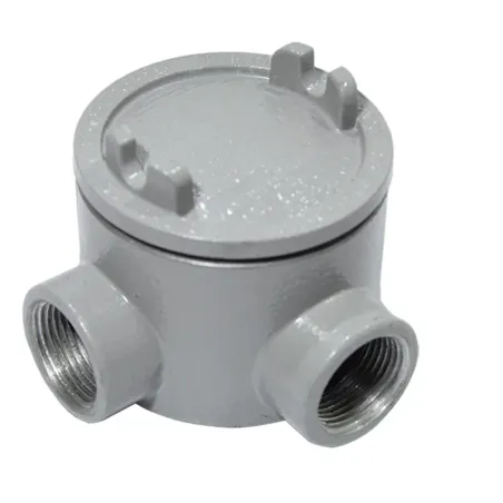 CAJA REDONDA TIPO GUAL HIERRO. 1-1/2" COVER Ø3'' NEMA 7, CL1 DIV1&2, UL