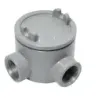 CAJA REDONDA TIPO GUAL HIERRO. 1-1/2" COVER Ø3'' NEMA 7, CL1 DIV1&2, UL