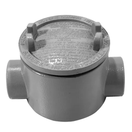 CAJA REDONDA TIPO GUAC AL. 4" COVER Ø5'' NEMA 7, CL1 DIV1&2