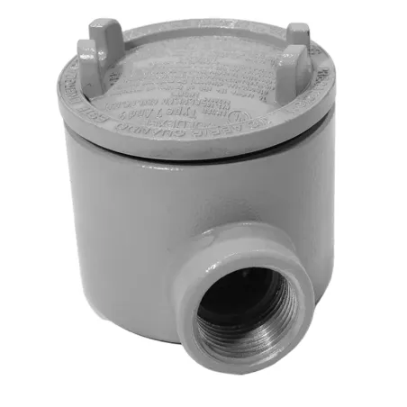 CAJA REDONDA TIPO GUAE AL. 4" COVER Ø5'' NEMA 7, CL1 DIV1&2