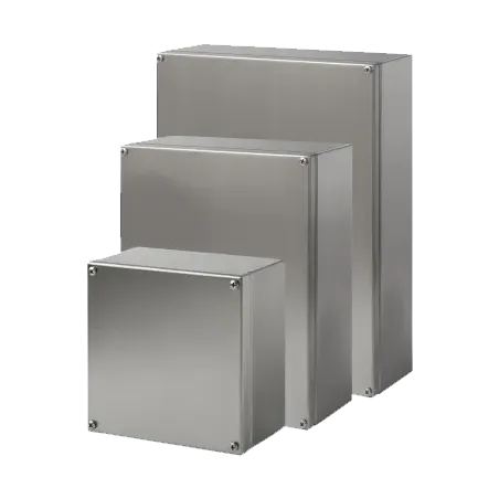 CAJA DE DISTRIBUCIÓN SJIC ACERO 12"X12"X6" SS316, IP66/NEMA 4X/cCSAus/ATEX/IECEx