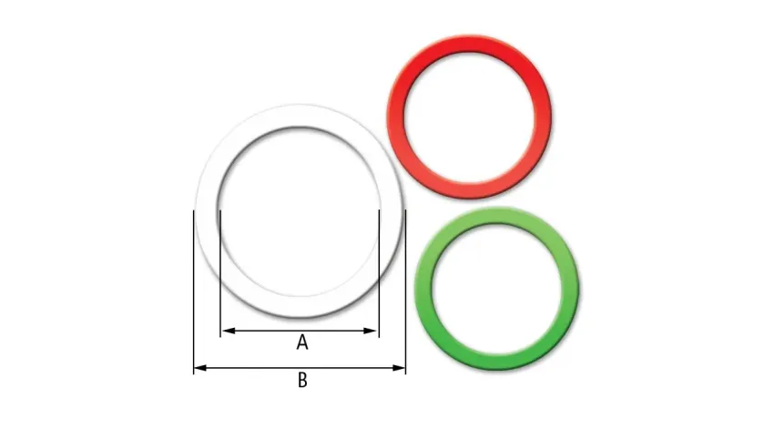 ARANDELA NYLON BLANCO P/SELLADO M63 e:2mm
