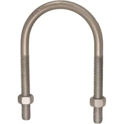 ABRAZADERA U-BOLT C/TUERCAS ACERO 1-1/2"X5/16"  HDG, UL