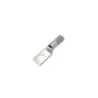 TERMINAL DE COMPRESION BARRIL STD CU/ES #4AWG Ø1/4" 35kV, UL