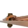 CONECTOR MECANICO CU TIPO GBM P/CABLE 2/0AWG-250MCM A BARRA 1/4" PERNO 1/2" UL