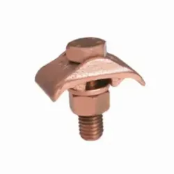 CONECTOR TIERRA SIMPLE P/2 CABLES 4-2/0AWG A BARRA 1 PERNO 3/8'' UL