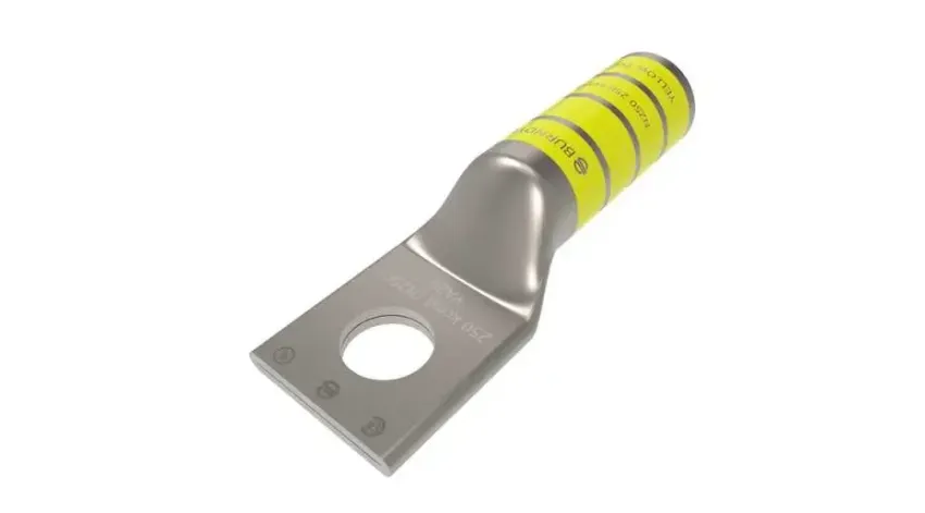 TERMINAL DE COMPRESION BARRIL LARGO CU/ES #250MCM Ø1/2" 35kV, UL