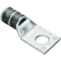 TERMINAL DE COMPRESION BARRIL STD CU/ES #4AWG Ø1/4" 35kV, UL