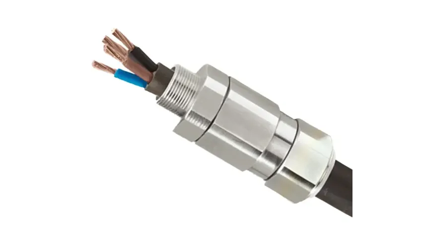 CONECTOR P/CABLE ARM. SWA 2-1/2" LT. NIQ. CL.1 DIV.2