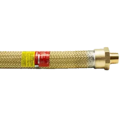 ACOPLE FLEXIBLE M-M 1"X15", ACERO INOX AISI/LATON, CL1 DIV1&2, UL