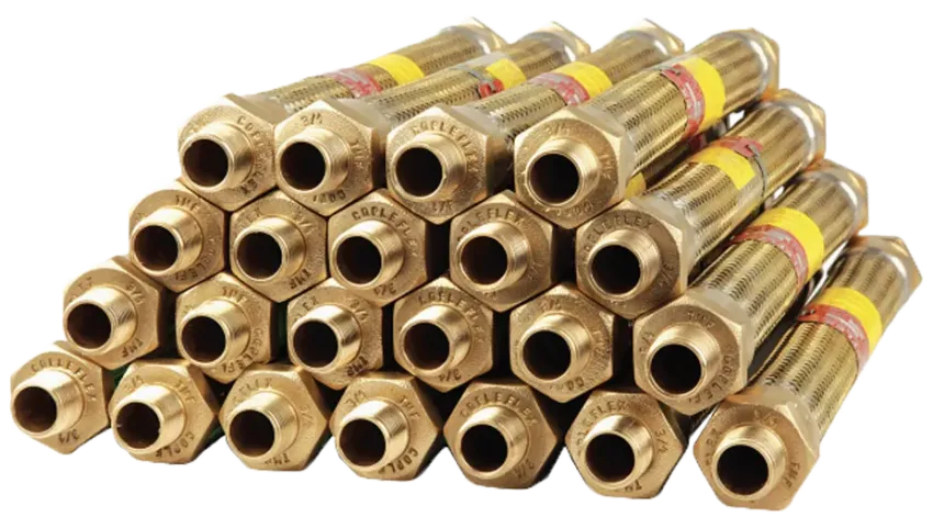 ACOPLE FLEXIBLE M-M 2"X21", ACERO INOX AISI/LATON, CL1 DIV1&2, UL