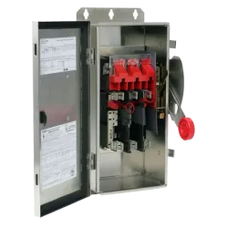 DISCONNECT SWITCH DH C/FUSIBLE ACERO 3X60+T 600V SS316, NEMA 4X, UL