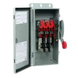 DISCONNECT SWITCH DH S/FUSIBLE ACERO 3X30A+T 277/480-600V, IP66 NEMA 12/3R, UL