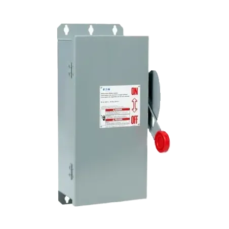 DISCONNECT SWITCH DH S/FUSIBLE ACERO 3X30A+T 277/480-600V, IP66 NEMA 12/3R, UL