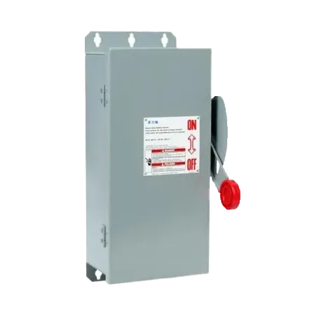 DISCONNECT SWITCH DH S/FUSIBLE ACERO 3X60A+T 277/480-600V, IP66 NEMA 12/3R, UL