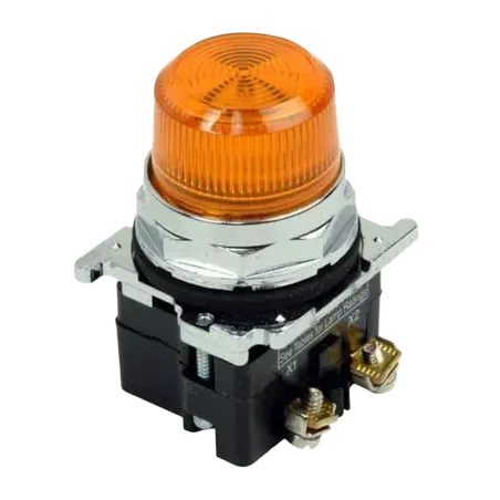 LUZ PILOTO LED AMBAR 120VAC, HEAVY DUTY, 30.5mm