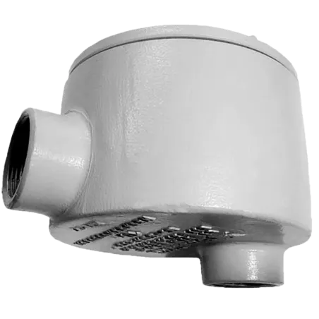 CAJA REDONDA TIPO GUAB AL. 1-1/4" COVER Ø5'' NEMA 7, CL1 DIV1&2