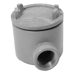 CAJA REDONDA TIPO GUAE AL. 1-1/2" COVER Ø5'' NEMA 7, CL1 DIV1&2