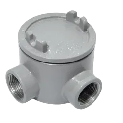 CAJA REDONDA TIPO GUAL AL. 1-1/2" COVER Ø5'' NEMA 7, CL1 DIV1&2, UL