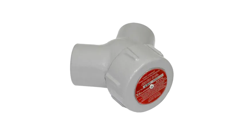 CODO ANTIEXPLOSIVO C/TAPA DE INSPECCION H-H AL. Ø3/4"X90° CL1 DIV1&2, UL