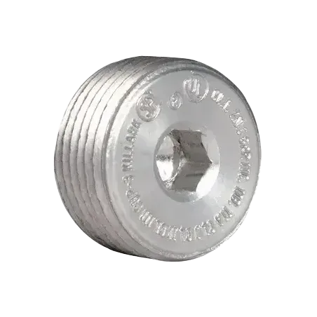 TAPÓN RECESSED ALUMINIO 1-1/2" (1/2” ALLEN KEY) CL1 DIV1&2, UL