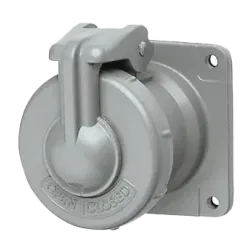 TOMACORRIENTE P/EMPOTRAR 2X30A+T 600V NEMA 4 HEAVY DUTY UL