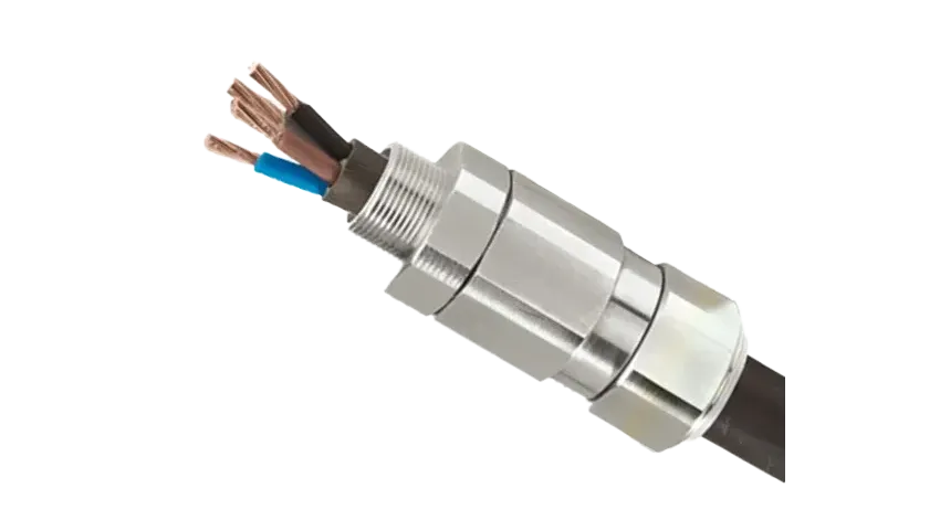 CONECTOR P/CABLE ARM. SWA 1/2" LT. NIQ. CL.1 DIV.2