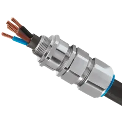 CONECTOR P/CABLE ARM. TIPO E1FW R: 18.2-26.2mm LT. NIQ. 1" IP68, CL1 DIV2, IECEx/CSA