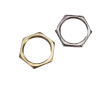 CONTRATUERCA HEXAGONAL 1-1/2" LATON NIQUELADO