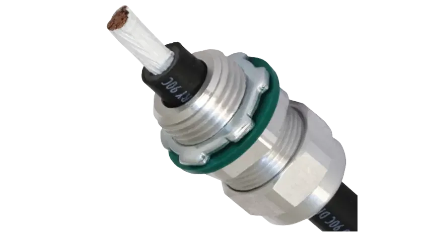 PRENSAESTOPA DE ALUMINIO DE 2" RANGO 1.43"-1.74" IP68/NEMA 4X, CSA/UL