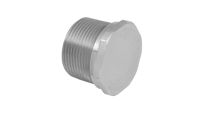 TAPON CABEZA HEXAGONAL 1" LT. NIQ. C/O-RING, Ex-d/Ex-e