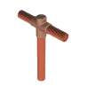 MOLDE EXOTERMICO TIPO CR-2 CABLE DE PASO 1/0AWG A VARILLA 5/8"