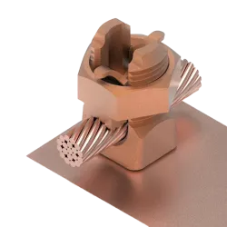 CONECTOR TIERRA CABLE A PLANO 1AWG-4/0AWG PERNO 1-3/4" UL