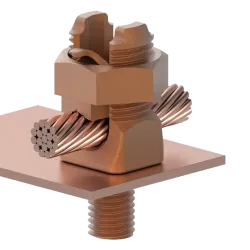 CONECTOR TIERRA CABLE A PLANO 1AWG-4/0AWG PERNO 1-3/4" UL