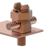 CONECTOR TIERRA CABLE A PLANO 1AWG-4/0AWG PERNO 1-3/4" UL