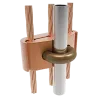 CONECTOR TIERRA CU P/3CABLES PARALELOS 2/0AWG-250MCM A TUBO 3/8" Ø5/8"-3/4" UL