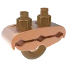CONECTOR TIERRA CU P/3CABLES PARALELOS 2/0AWG-250MCM A TUBO 3/8" Ø5/8"-3/4" UL