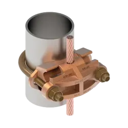 CONECTOR TIERRA CU P/CABLE 2/0AWG-250MCM A TUBO 1-1/2" Ø1-5/8"-1-7/8" UL