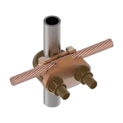 CONECTOR TIERRA CU P/CABLE 2/0AWG-250MCM A TUBO 1/2"-3/4" Ø7/8"-1" UL