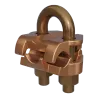 CONECTOR TIERRA CU P/CABLE 2/0AWG-250MCM A TUBO 3/8" Ø5/8"-3/4" UL