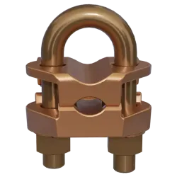 CONECTOR TIERRA CU P/CABLE 2/0AWG-250MCM A TUBO 3/8" Ø5/8"-3/4" UL