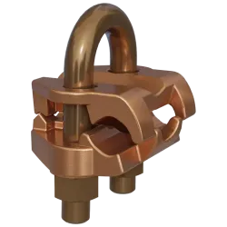 CONECTOR TIERRA CU P/CABLE 2/0AWG-250MCM A TUBO 3/8" Ø5/8"-3/4" UL