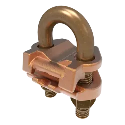 CONECTOR TIERRA CU P/CABLE 4AWG-2/0AWG A TUBO 1/2"-3/4" Ø7/8"-1" UL