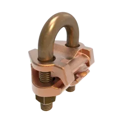 CONECTOR TIERRA CU P/CABLE 4AWG-2/0AWG A TUBO 1/2"-3/4" Ø7/8"-1" UL