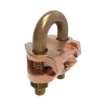 CONECTOR TIERRA CU P/CABLE 4AWG-2/0AWG A TUBO 1/2"-3/4" Ø7/8"-1" UL