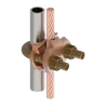 CONECTOR TIERRA CU P/CABLE 4AWG-2/0AWG A TUBO 1/2"-3/4" Ø7/8"-1" UL