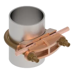 CONECTOR TIERRA CU P/CABLE 4AWG-2/0AWG A TUBO 2-1/2" Ø2-1/2"-2-7/8" UL
